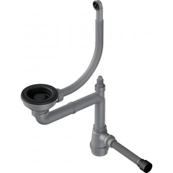 Арматура для одночашевых моек OMOIKIRI WK-1-R-GB с круглым переливом